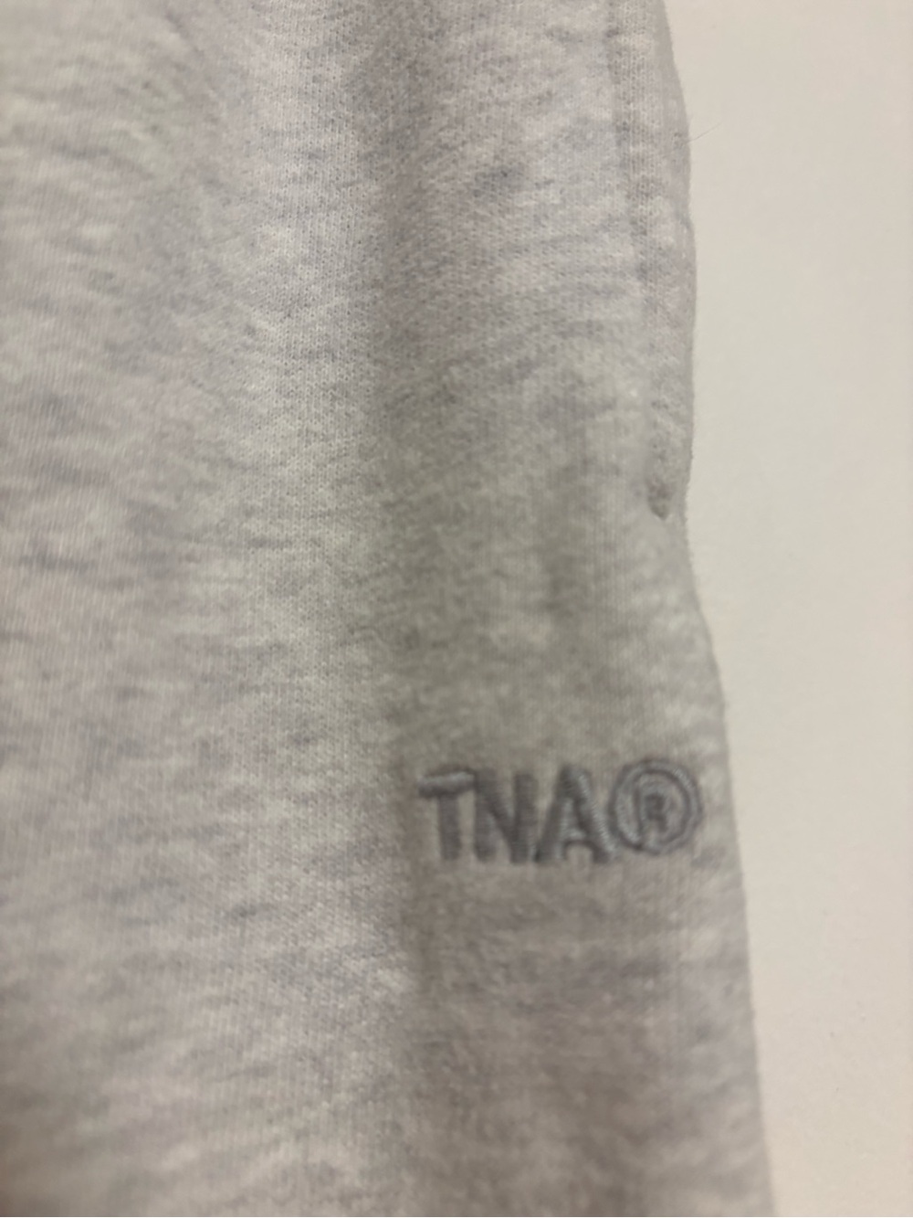 TNA Aritzia Mega Joggers - Heather Cloud White - Picture 2 of 3